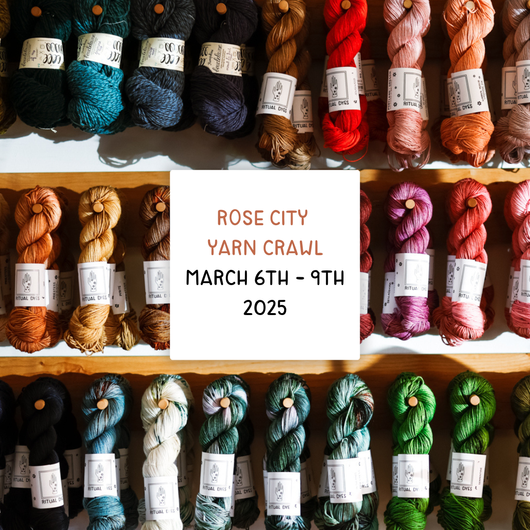 ROSE CITY YARN CRAWL 2023 Ritual Dyes