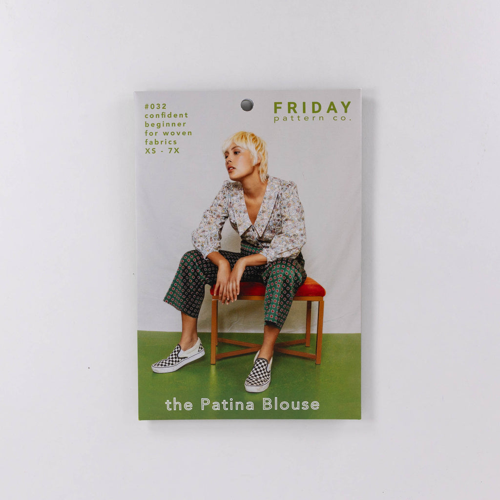 The Patina Blouse by Friday Pattern Co. - Printed Pattern - Ritual Dyes