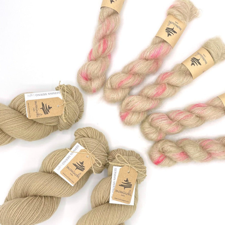 Snow Crocus Sweater Kit by Midori Hirose - Ritual Dyes