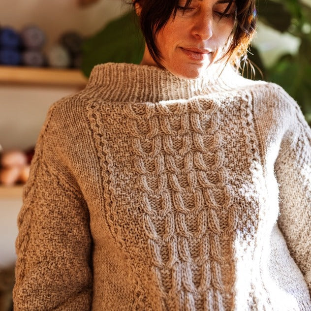 Snow Crocus Sweater Kit by Midori Hirose