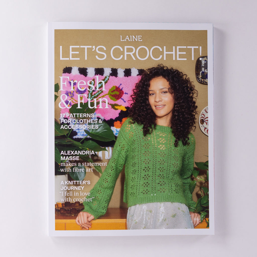 Let's Crochet! from Laine Magazine Spring 2025 - Ritual Dyes
