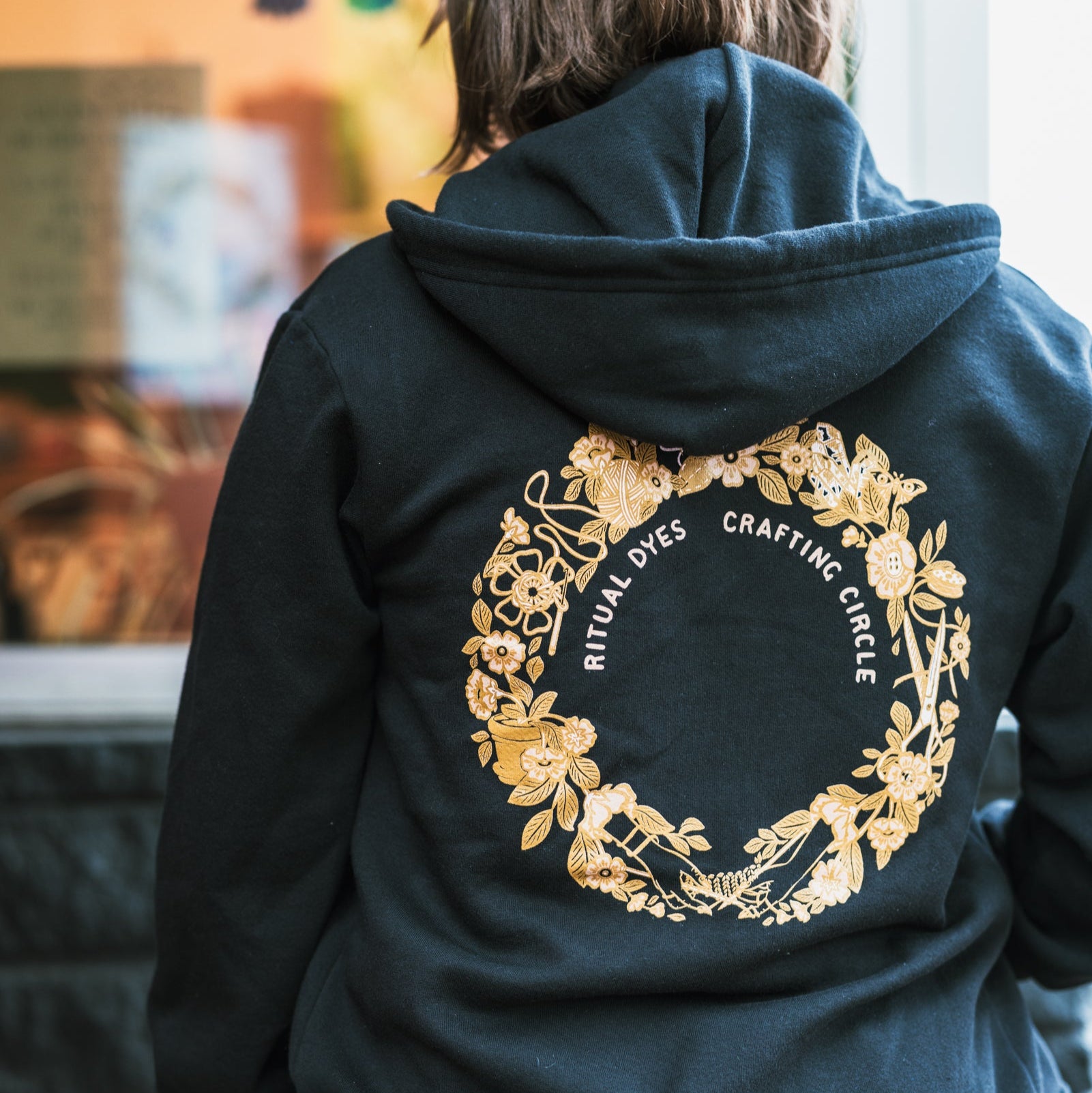 Crafting Circle Zip-up Hoodies from Ritual Dyes - Ritual Dyes