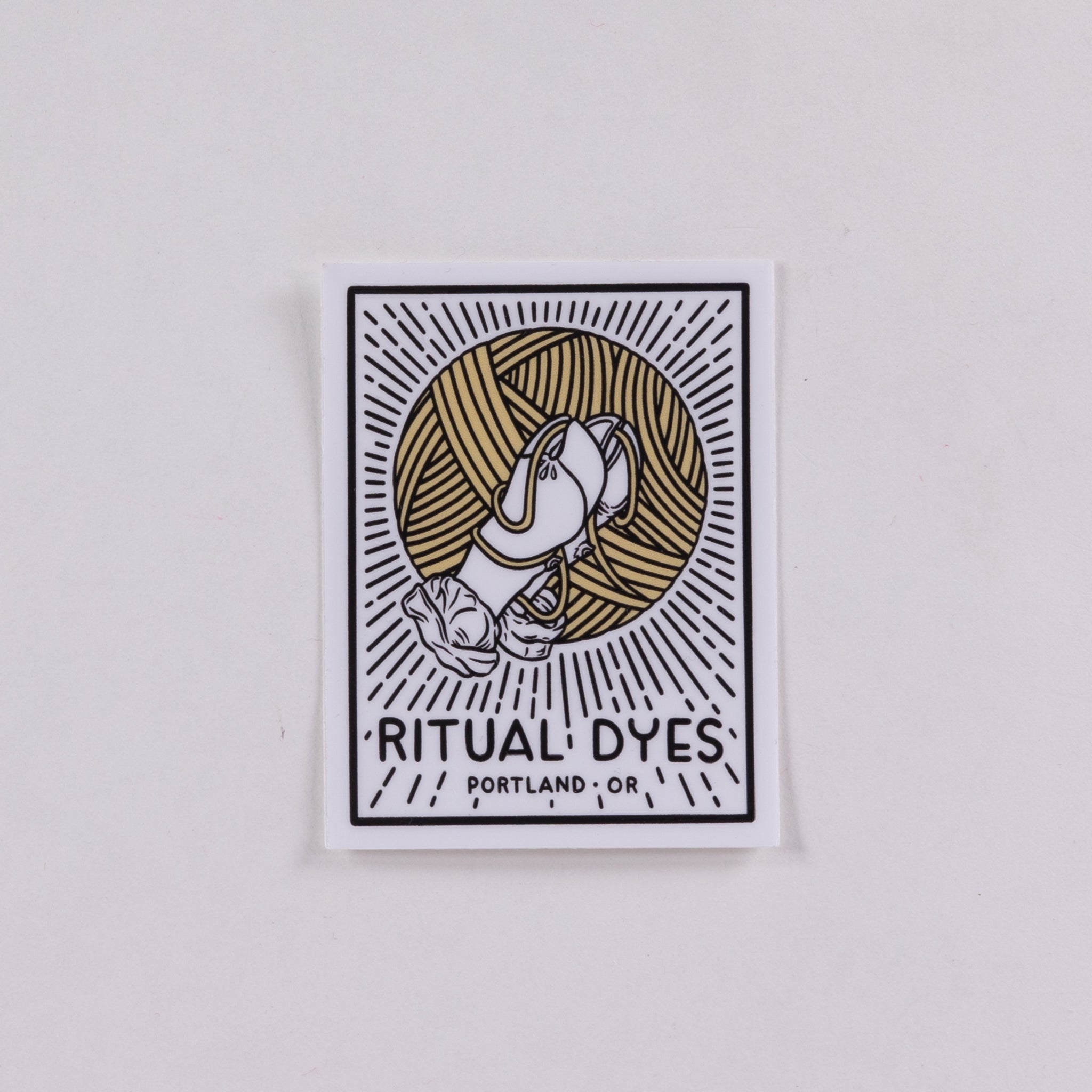 Sacred Hooves Sticker - Ritual Dyes