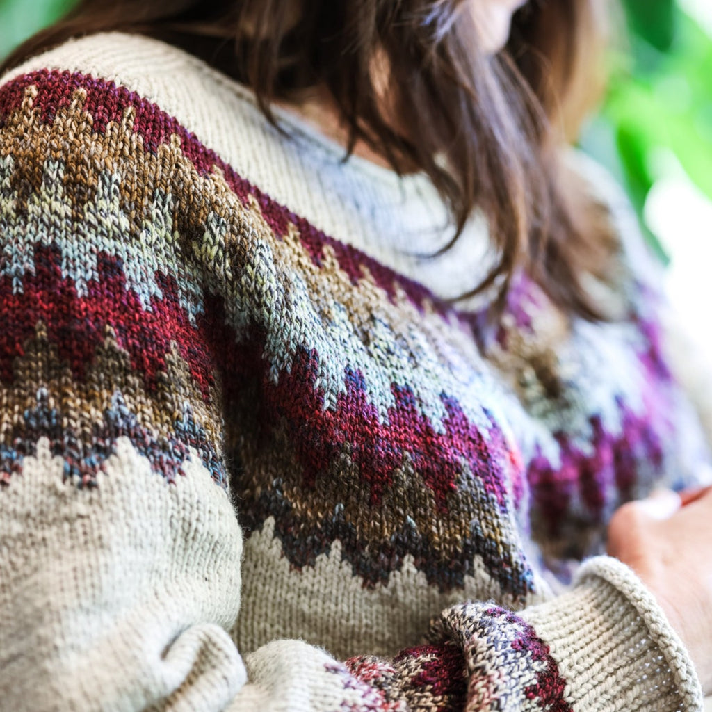 Easy V Sweater Kits by Caitlin Hunter of Boyland Knitworks