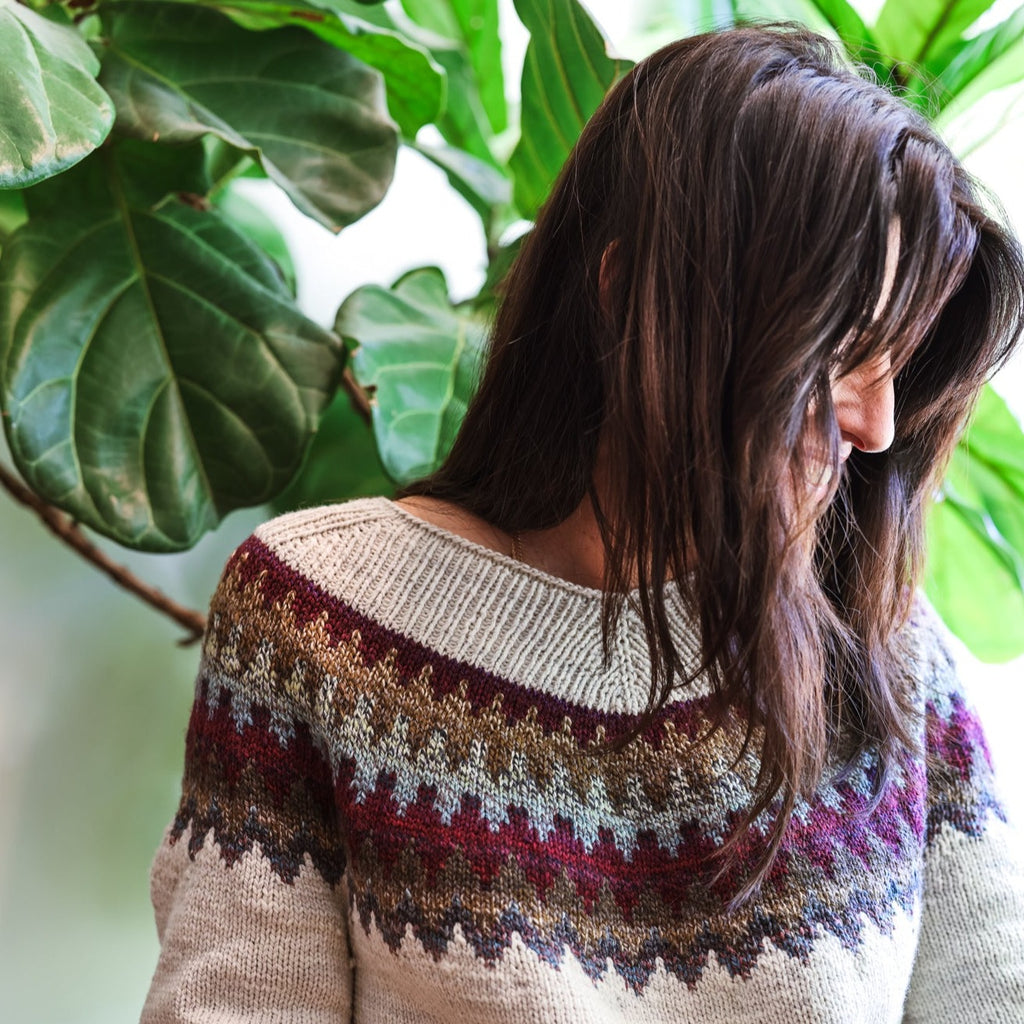 Easy V Sweater Kits by Caitlin Hunter of Boyland Knitworks