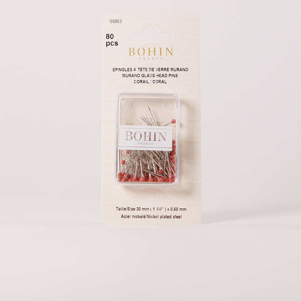 Glass Head Pins from Bohin