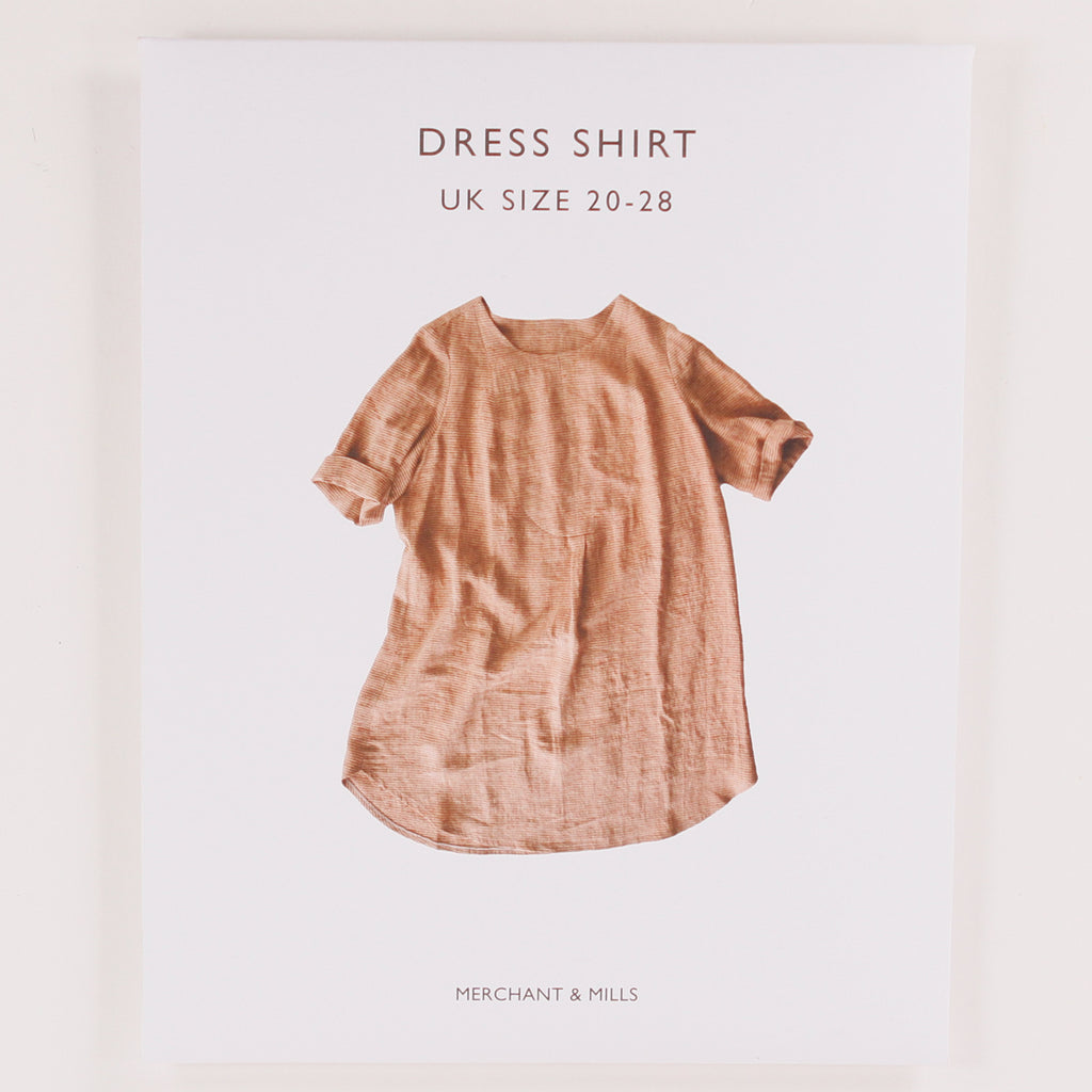 merchant and mills dress shirt pattern Merchant & Mills, The Dress Shirt Dress Paper Pattern UK 8-18