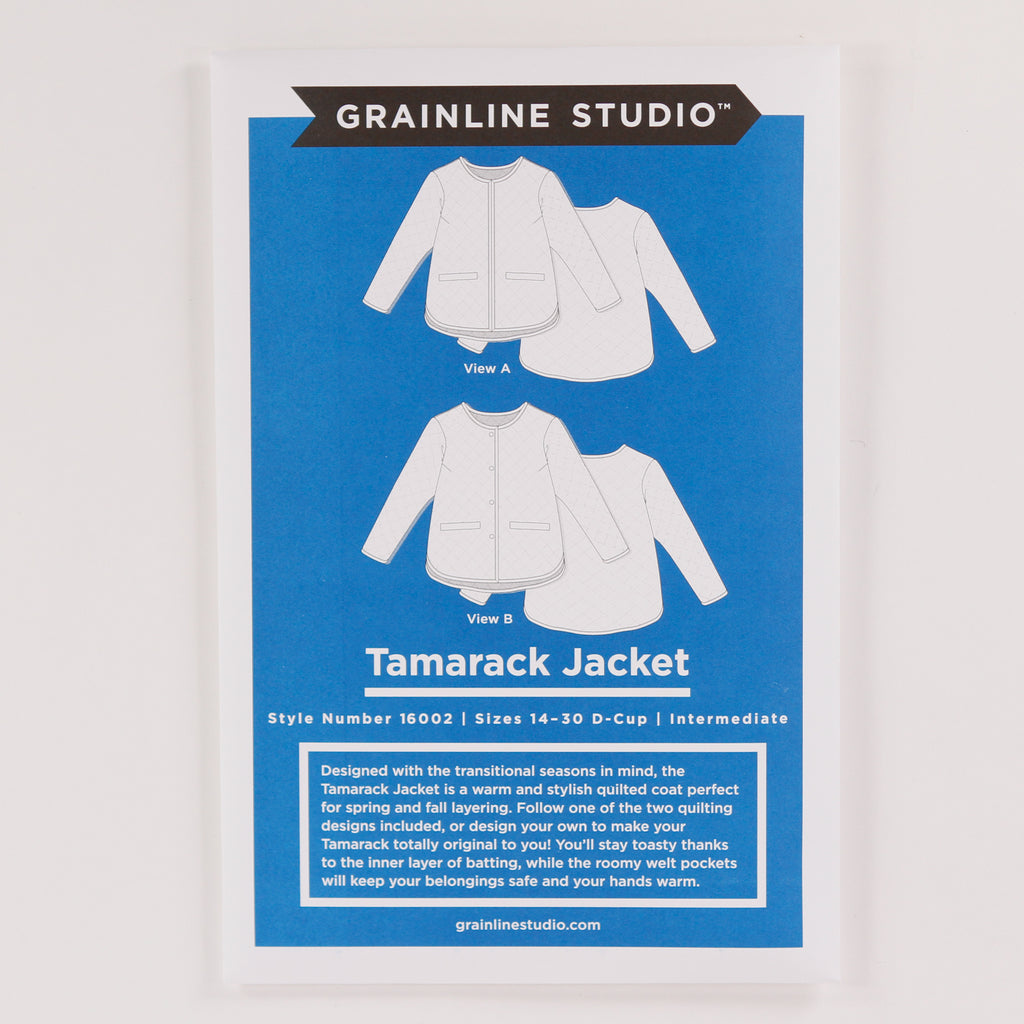 Tamarack Jacket by Grainline Studios - Printed Pattern