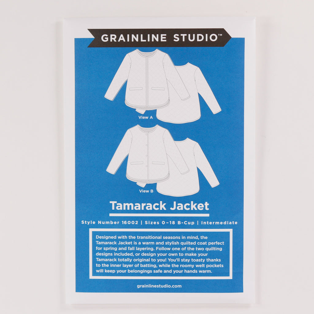 Tamarack Jacket by Grainline Studios - Printed Pattern