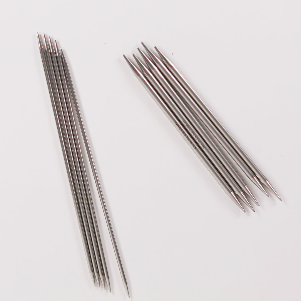 Stainless Steel Double Point Needles from Hiya Hiya
