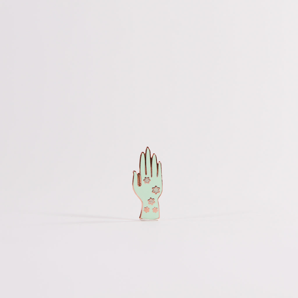 Enamel Hand Pin from Ritual Dyes