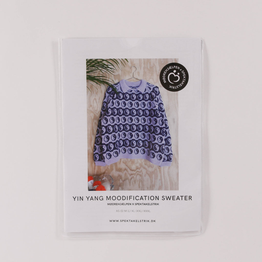 Yin Yang Moodification Sweater pattern from Spektakelstrik - printed pattern
