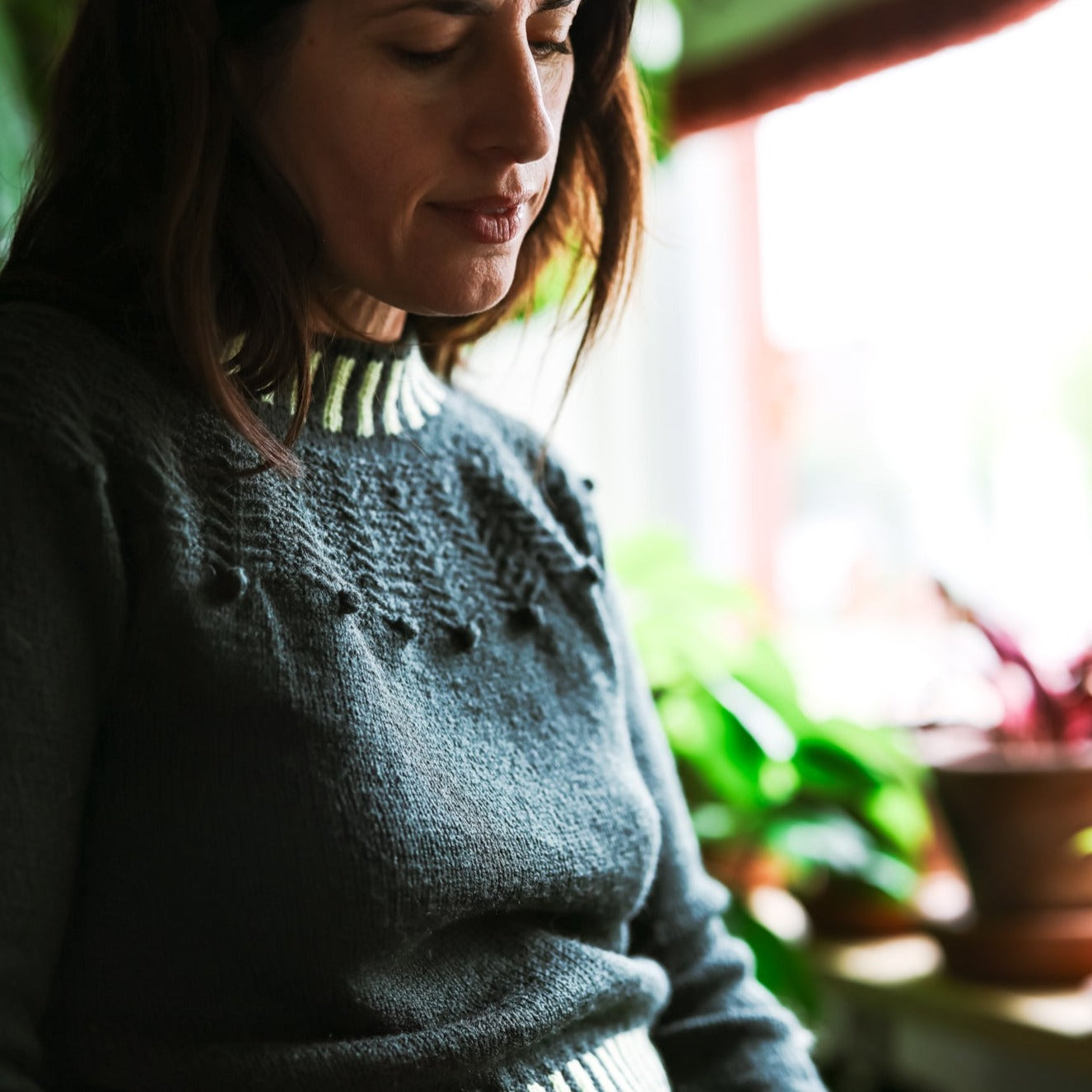 完売　RESURRECTION ウィメンズ パデット ニット Sprite Sweater Kit by Andrea Mowry - Ritual Dyes