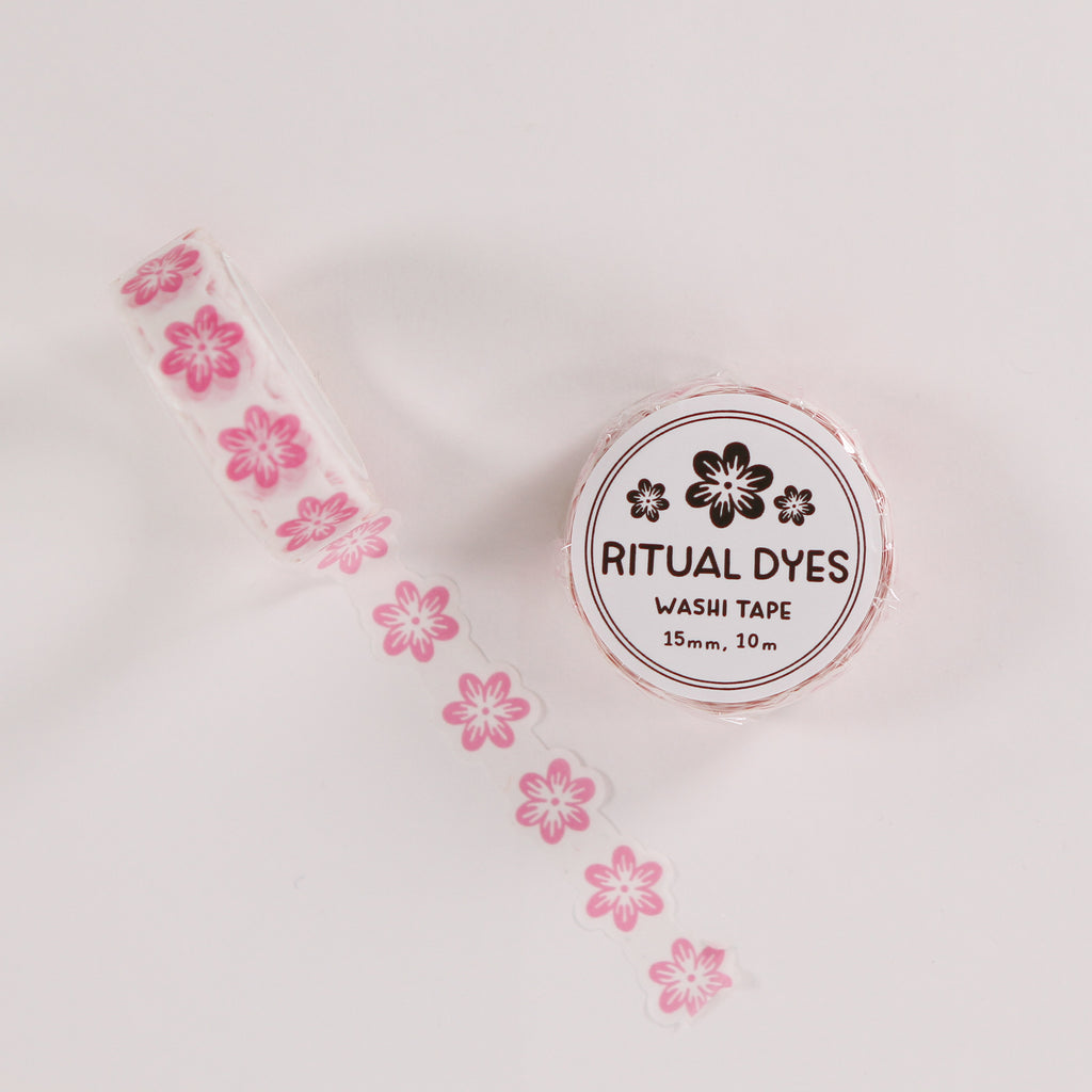 Flower Washi Tape from Ritual Dyes